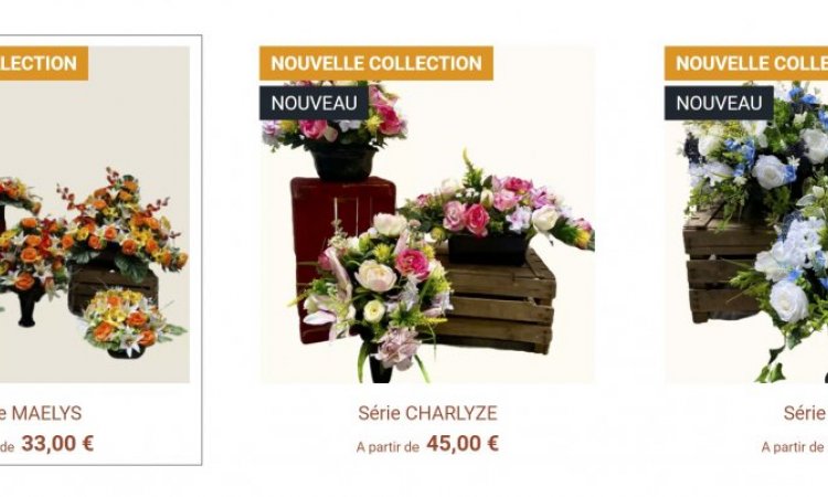 Des compositions de fleurs artificielles pour fleurir vos tombes en livraison en Bourgogne